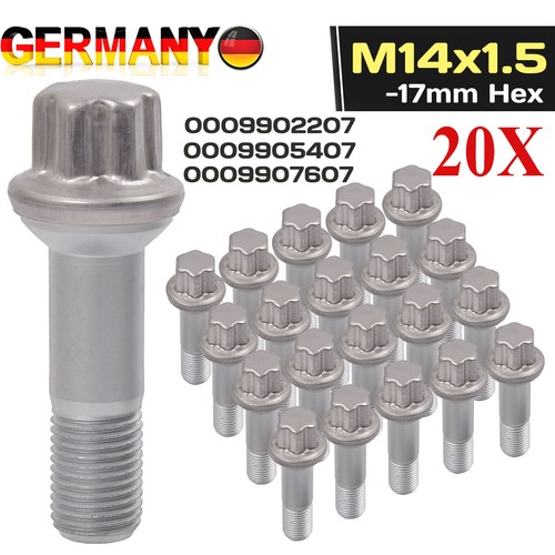 20x radbolzen radschraube - 20x, für