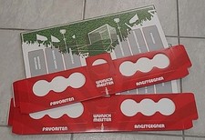 2 Aufsteller für die Coca-Cola Bundesliga-Dosen von 2007, unbenutzt