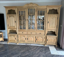 Wohnzimmerschrank Wohnwand Schrankwand Schrank Eiche Massiv Hell