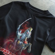 Saber Rider Cartoon Anime Manga TV Funny Quote Retro 80s 90s T-Shirt 