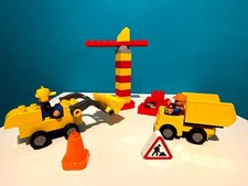 Lego Duplo - Baustelle - Kran und Fahrzeuge