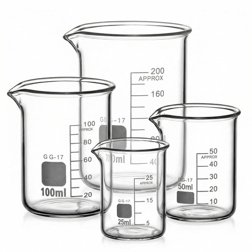 Labor glasbecher set 200ml - labor,