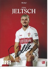 FINN JELTSCH-DEUTSCHLAND-VFB STUTTGART-AUTOGRAMMKARTE-25/26-NEU
