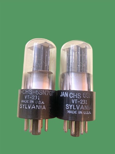 Sylvania jan chs 6sn7gt - jan, vt231