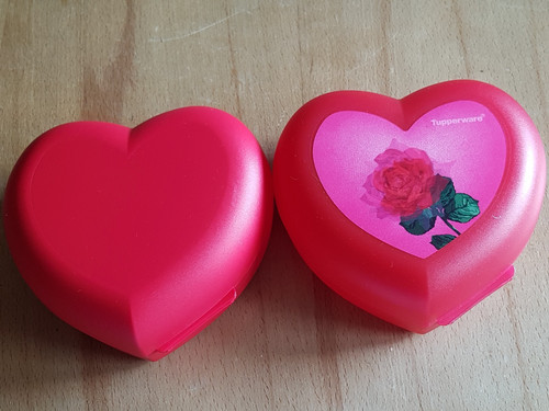 Tupperware herz dosen - tupperware, mit