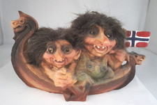 Norwegen  Ny Form Troll Design since 1964 Viking Wikinger Ship Boot Handgemacht