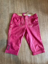 coole Damen-Trachtenlederhose von Amy Vermont Country - kniebund - pink - Gr. 38