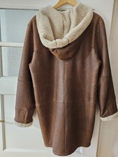 Lammfellmantel Damen 40 Braun