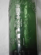 Alte Bier-Präg - Flasche Stadtbrauerei Spalt Nähe Schwabach Bayern Prägung 1940