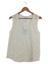 LIEBESKIND Damen Top 40/M Weiß Glamourös Modern Glitzer