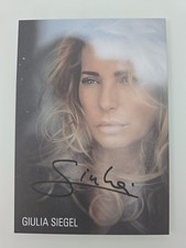 GIULIA SIEGEL Autogramm Signiert Autogrammkarte Original Autograph Signed