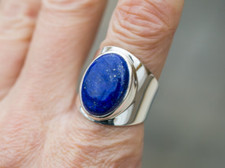 925 Sterlingsilber Blau