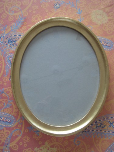 Bilderrahmen oval gold - oval,