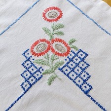 Tischdecke stickerei - tischdecke,