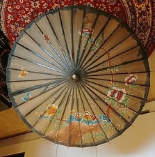 Papierschirm Alt, Schirm Aus Papier, Holz