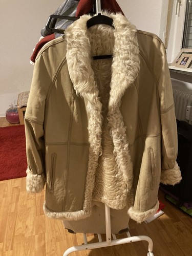 Wintermantel aus echtem leder - echtem,