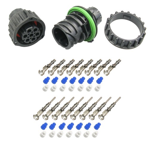 Amp rundstecker set din 72585 - amp,