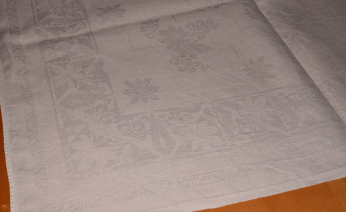 Altes damast tischdecke - damast,