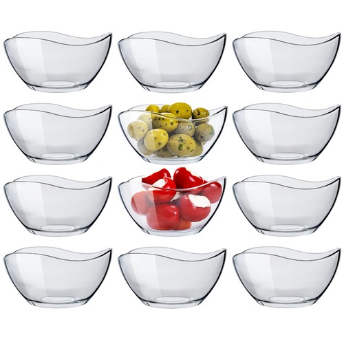 Salatschüssel glas klein 6er - salatschüssel,