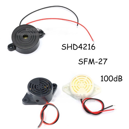 Piezo buzzer summer 100db 12v - piezo,