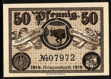 Notgeld Ochsenfurt a. M. 1914
