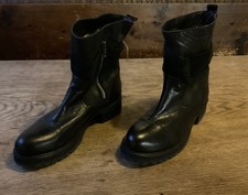 felmini 41 Boots Leder Schwarz