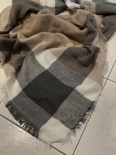 sehr schickes großes Tuch Schal für Damen, Farbe grau - weiss - rosé