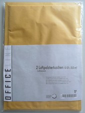 Luftpolstertaschen 2 Stück braun Größe G 25cm x 35,0cm haftklebend Versand Post