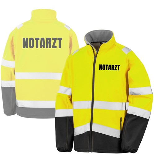 Notarzt softshell warnjacke - softshell,