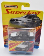 Matchbox Superfast 08 Ford Crown Victoria Police Texas Highway. Blister Karte