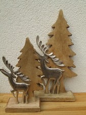Tannenbaum aus mangoholz mit - tannenbaum,
