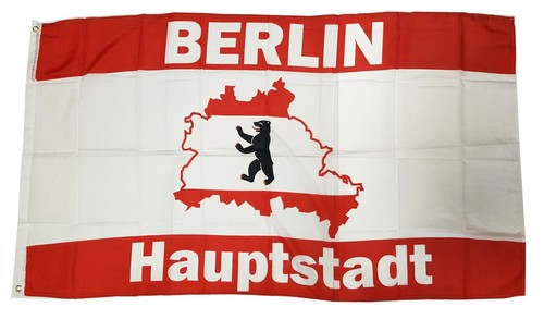 Berlin flagge landkarte fahne - berlin,