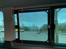 VW T5 T6 Befestigung Haltekarte für Fliegengitter Schiebefenster 7H7068528A 