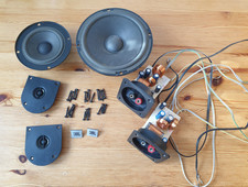 JBL 1 Tieftöner 1 Mitteltöner 2 Tweeter 2  Frequenzweichen 2 Alu Embleme aus MK