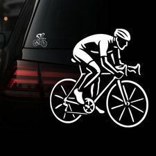 Auto Aufkleber | Rennrad Fahrer Rad Sport |  Ver.  Farben / Größen | Sticker 919