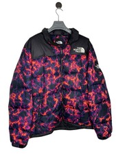 North Face Nuptse Daunen Jacke- Seltenes Marble Camouflage Design - Edle Edition