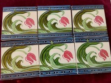 Fliese Jugendstil , 15 x 15