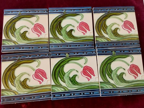 Fliese jugendstil x 15 - x,