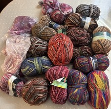 Wollpaket Sockenwolle  4 Fach ca 1800 Gr