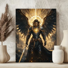 Erzengel Michael Leinwandbild