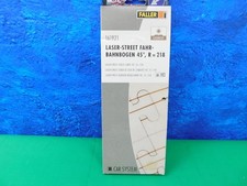 B09 Faller H0 161921 Car System Laser-Street 4x Bahnbogen 45° R = 218 OVP TOP