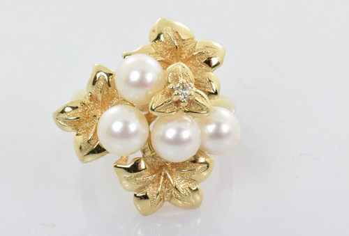 Vintage ring floralen - vintage, im