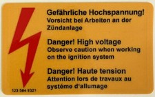 Aufkleber Sticker Gefährliche