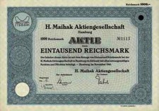 H. Maihak AG 1941 Hamburg
