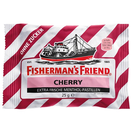 Fishermans friend cherry - friend,