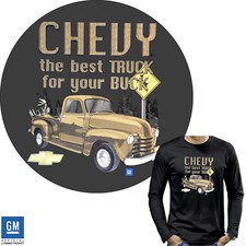 T-Shirt Longleeve Chevy Van Chevrolet Truck Pick-Up GM licensed Oldtimer *0169