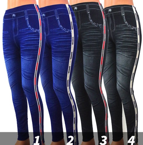 Damen leggings jeans optik - damen,