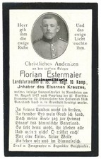 Orig. Sterbebild Soldat IR.18