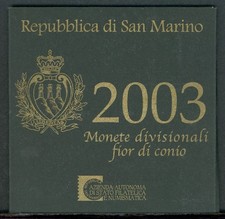 San Marino Coincard KMS 2003