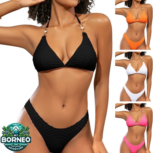 Damen triangel bikini set - bikini, high